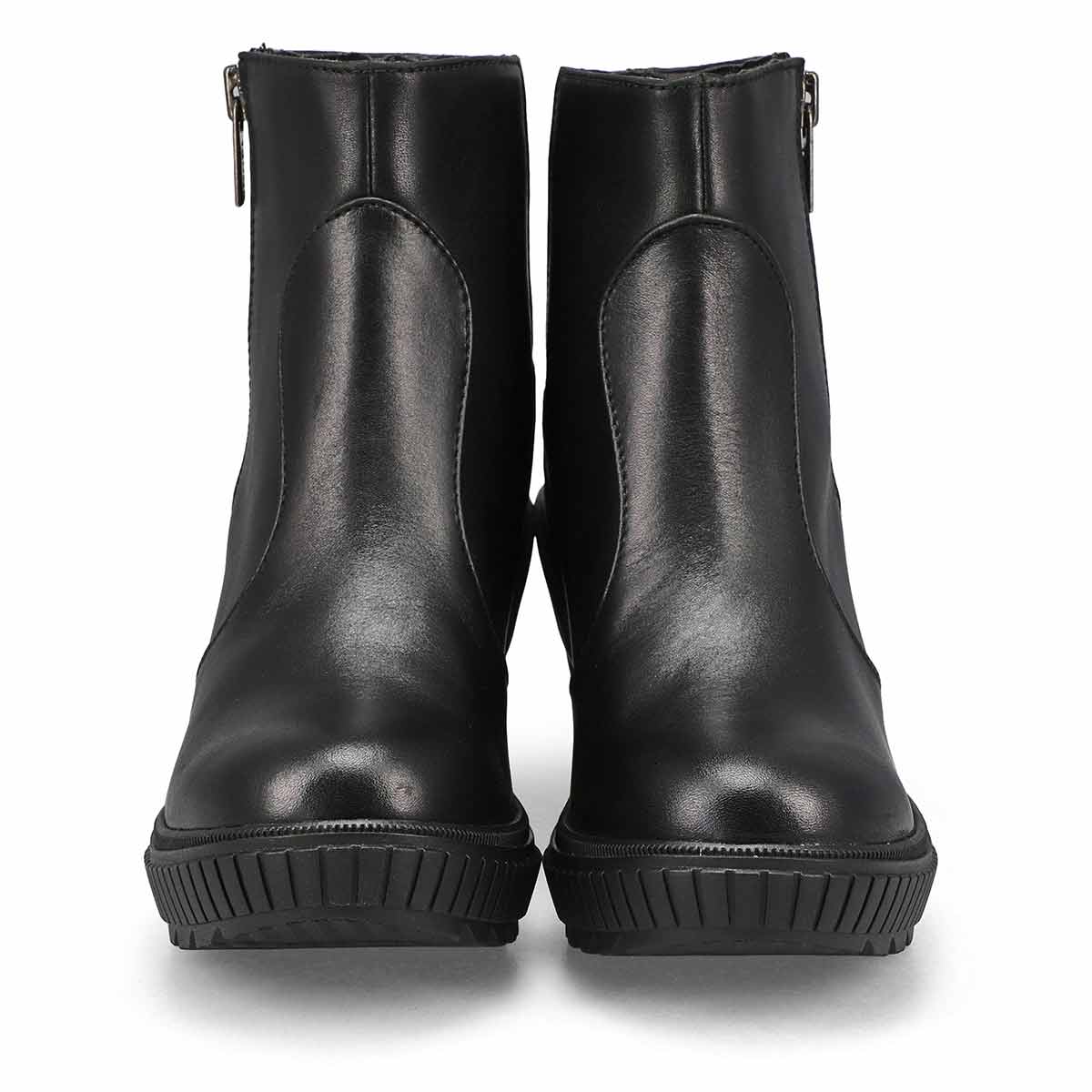 Women's ONA Ave Zip Waterproof Wedge Boot - Black/Black