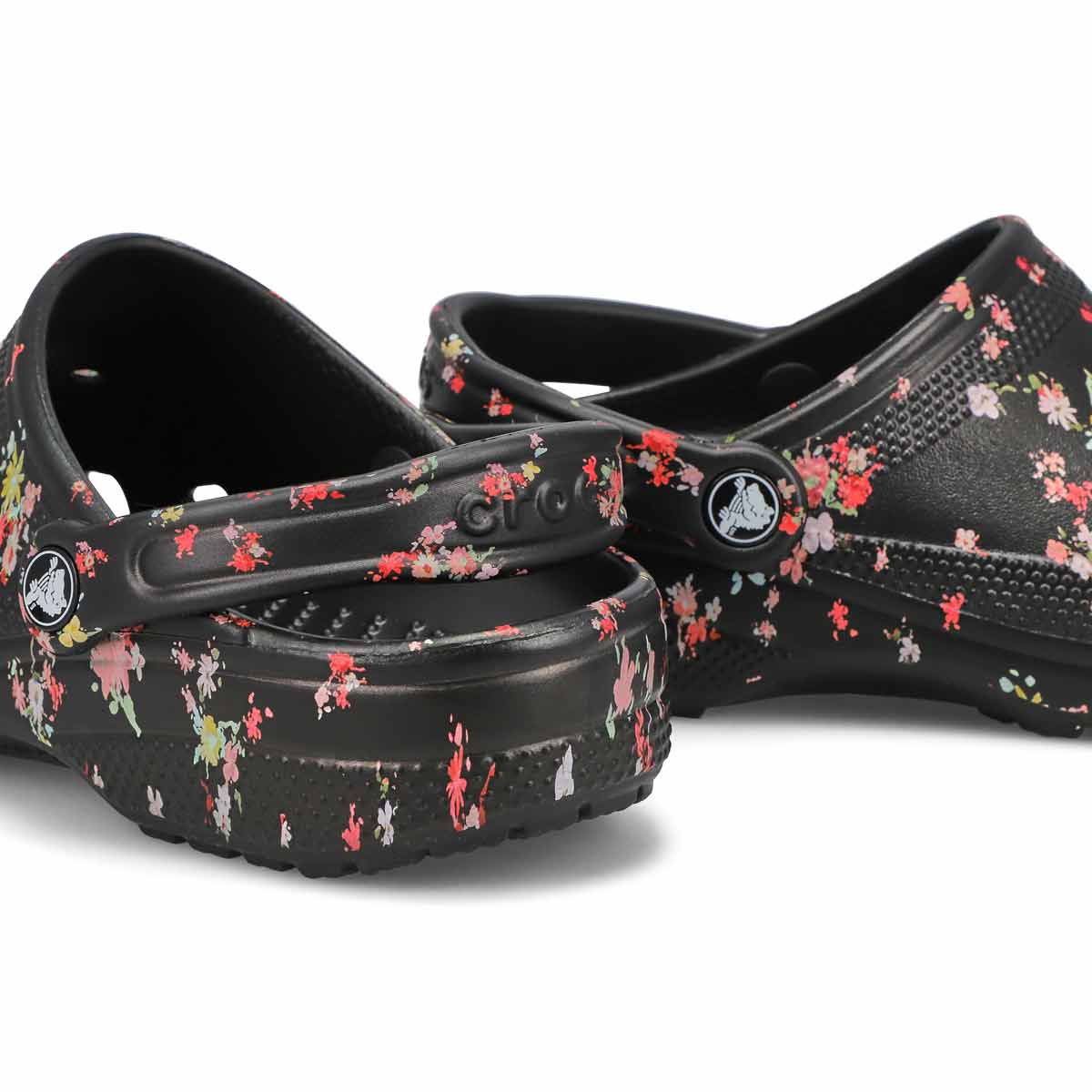 Women's Classic Ditsy Floral EVA Comfort Clog - Black