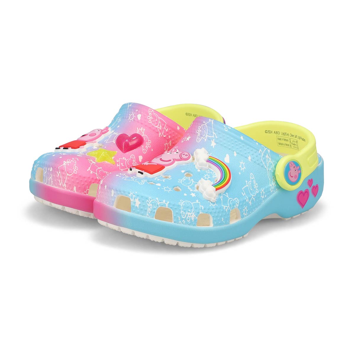 Kids'  Peppa Pig Classic EVA Comfort Clog - Blue/Multi