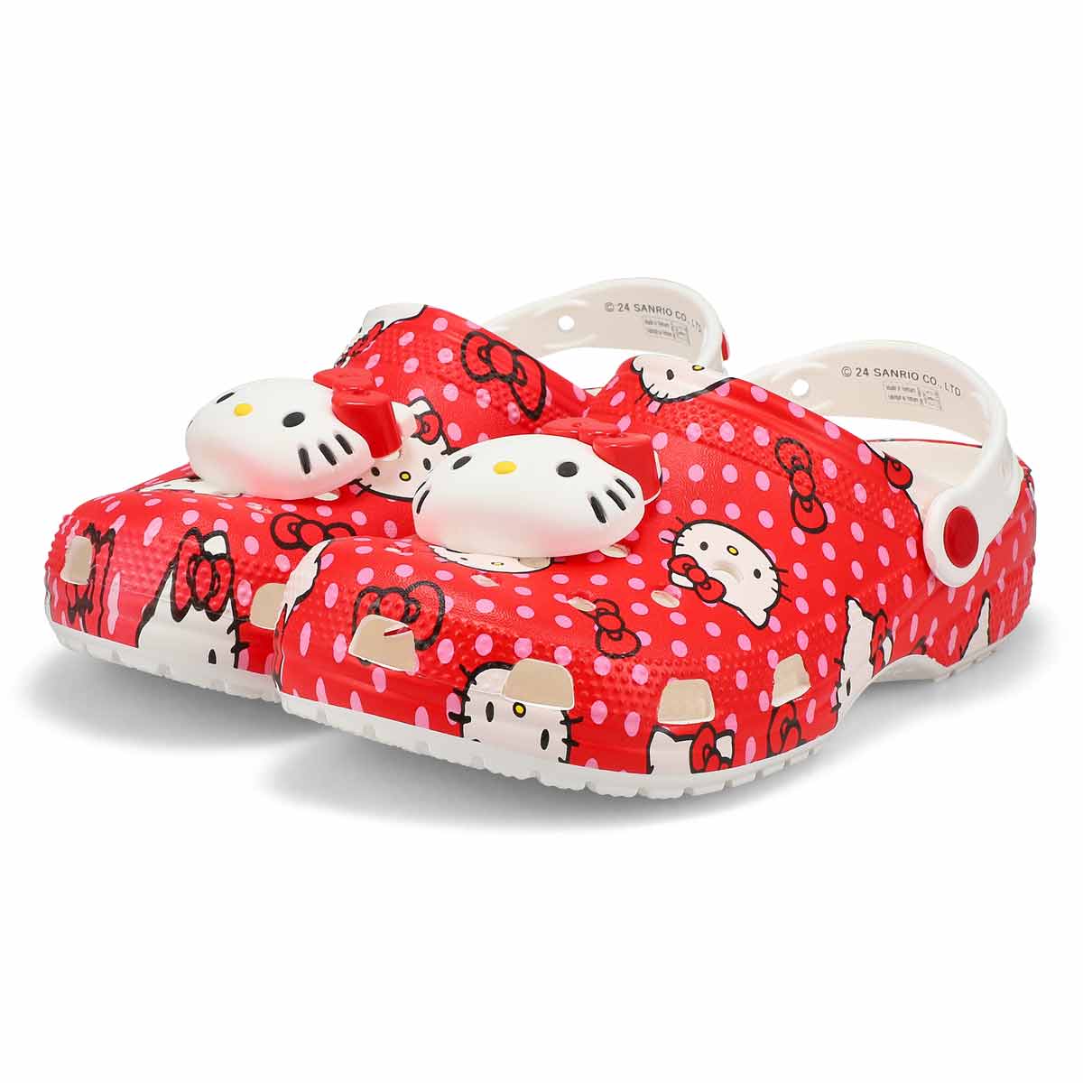 Sabot de confort HELLO KITTY CLASSIC EVA, rouge/blanc, femmes