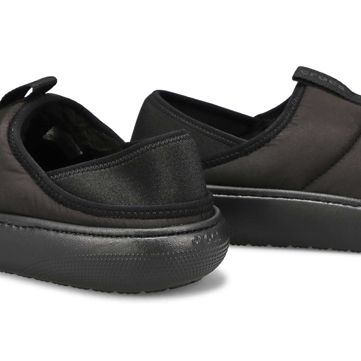 Women's  Classic Puff Moc Comfort Clog - Black/Black