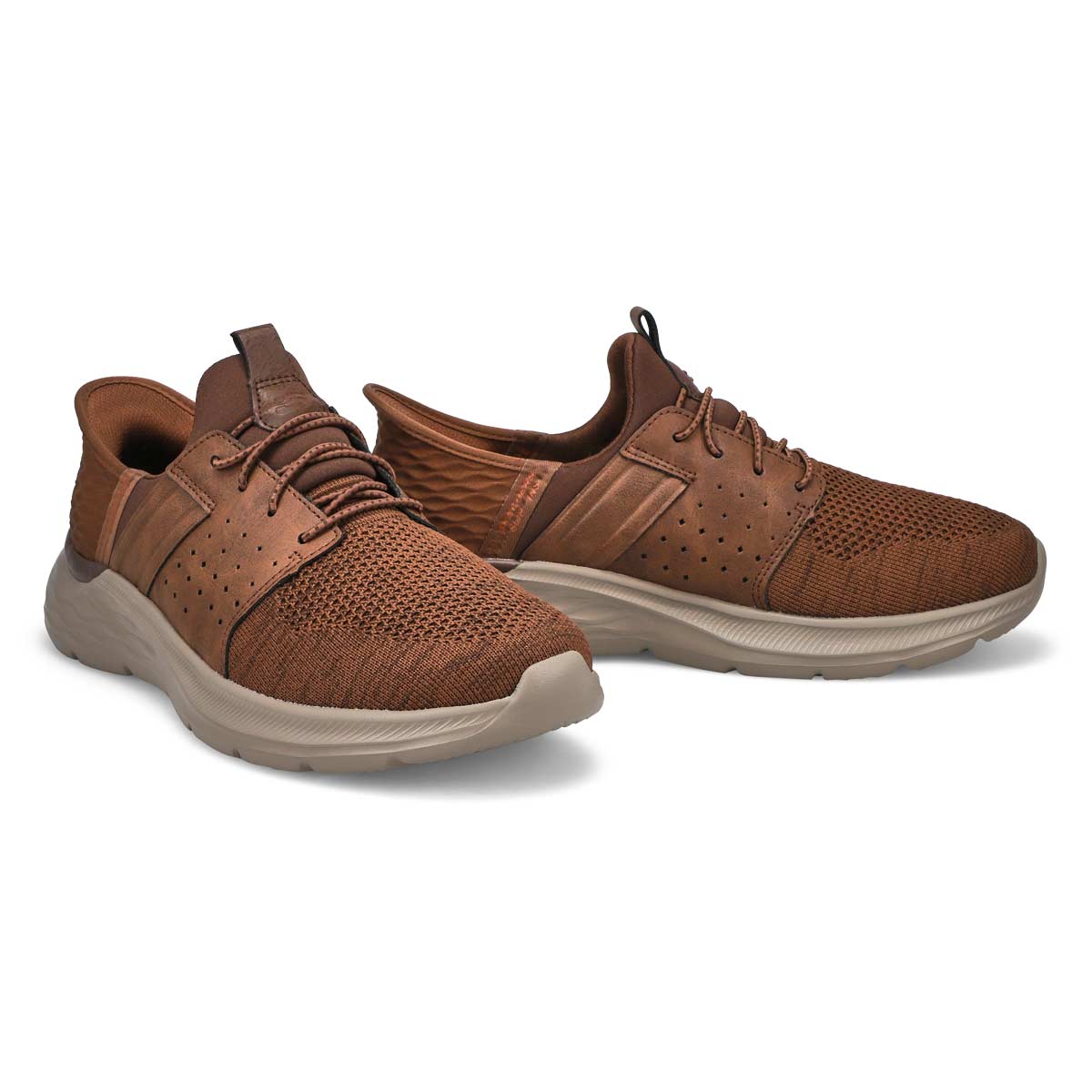 Men's Garner - Newick Slip-Ins Extra Wide Casual Shoe - Brown