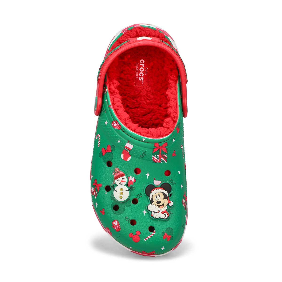 Kids' Classic Mickey Xmas Lined Comfort Clog - Multi