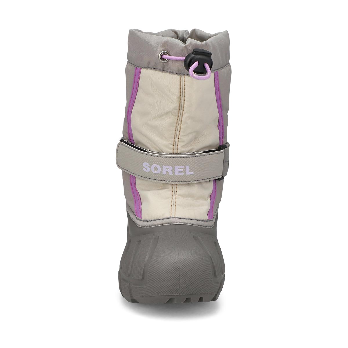 Girls' Flurry Pull On Winter Boot - Dove/Euphoric Lilac