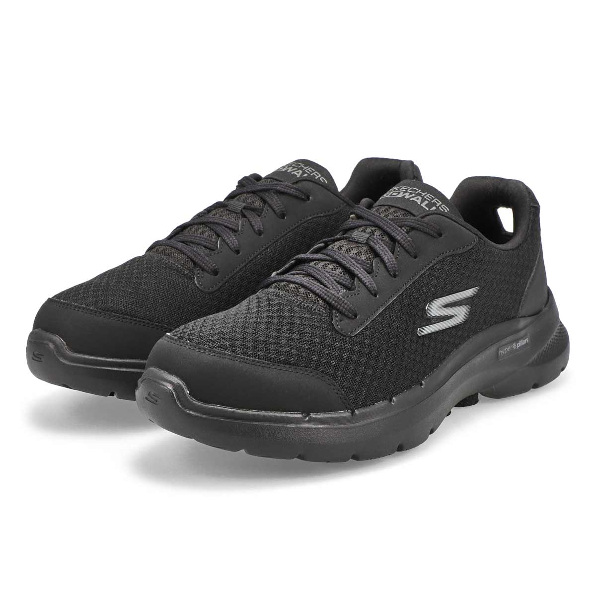 Skechers Men's GoWalk 6 Roca Sneaker - Black | SoftMoc.com