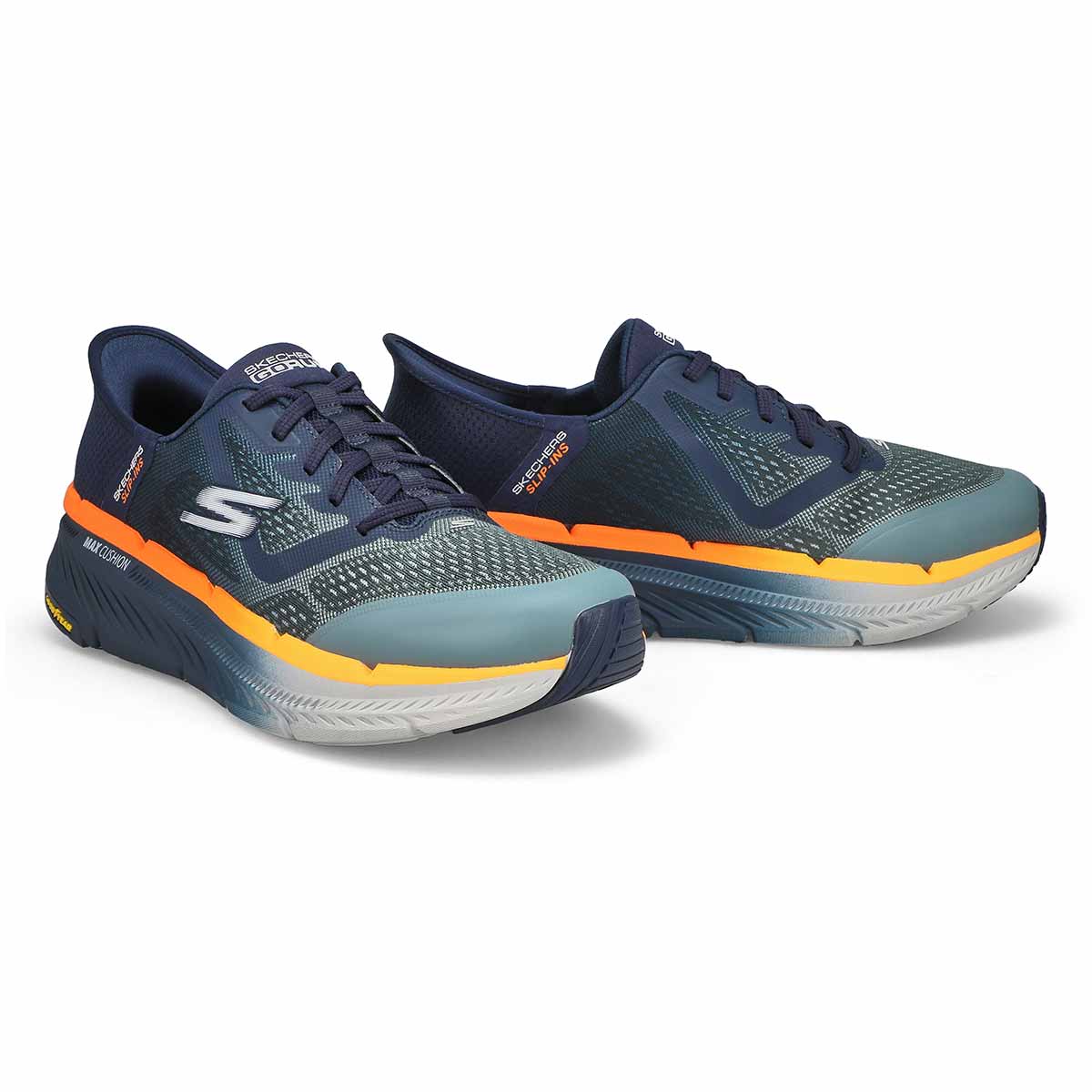 Men's Max Cushion Premier 2.0 Slip-Ins Sneaker - Navy/Orange