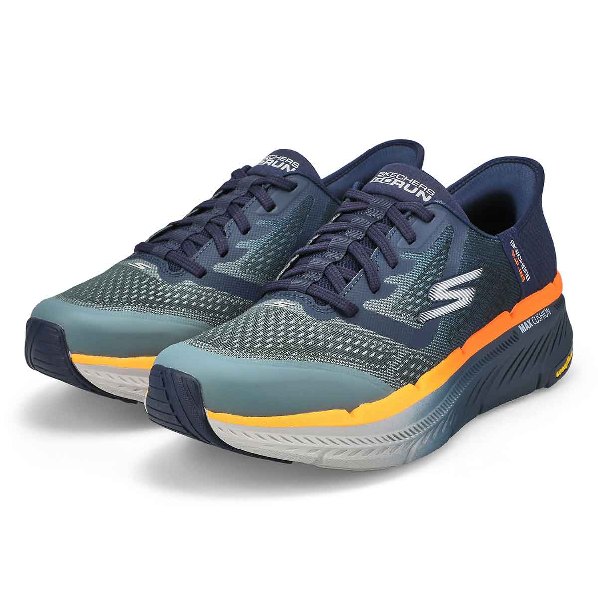 Men's Max Cushion Premier 2.0 Slip-Ins Sneaker - Navy/Orange