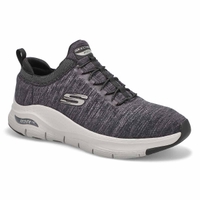 Men's Arch Fit Waveport Sneaker - Black/Grey