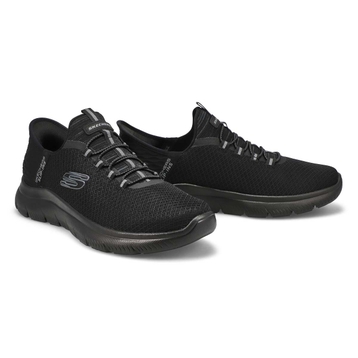 Mens Summit High Range Slip-Ins Sneaker - Black/Bl