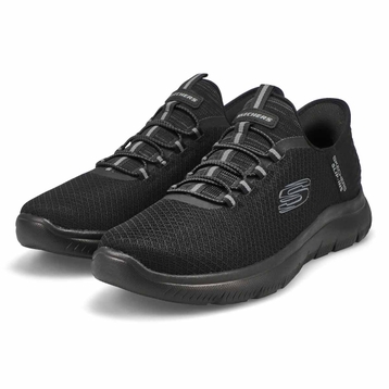 Mens Summit High Range Slip-Ins Sneaker - Black/Bl