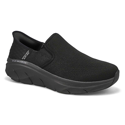 Mns D'Lux Walker 2.0 - Reeler Slip-Ins Wide Sneaker - Black/Black