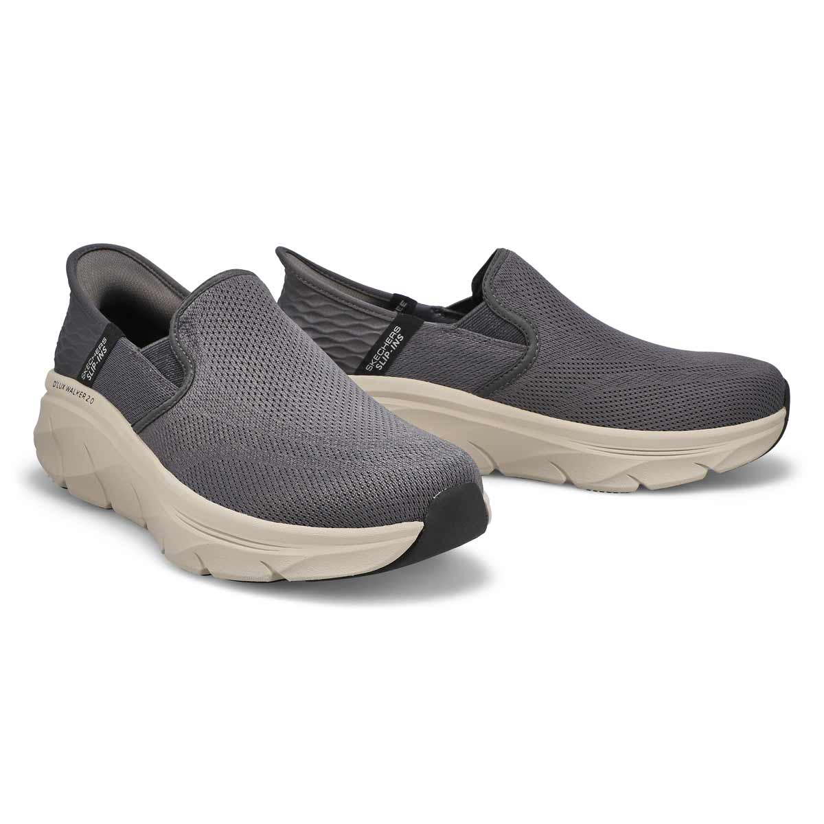 Baskets à enfiler D'LUX WALKER 2.0 - REELER SLIP-INS, anthracite, hommes