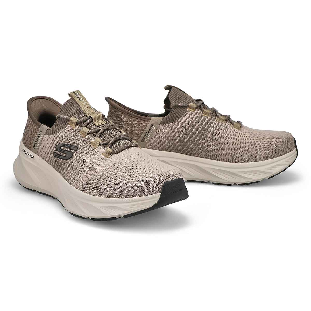 Baskets à enfiler EDGERIDE SLIP-INS, taupe, hommes - Extra large