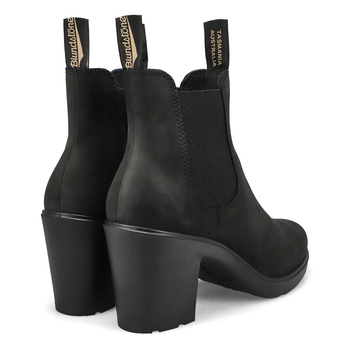 Botte à talon haut en nubuck  2460 SERIES, noir, femmes