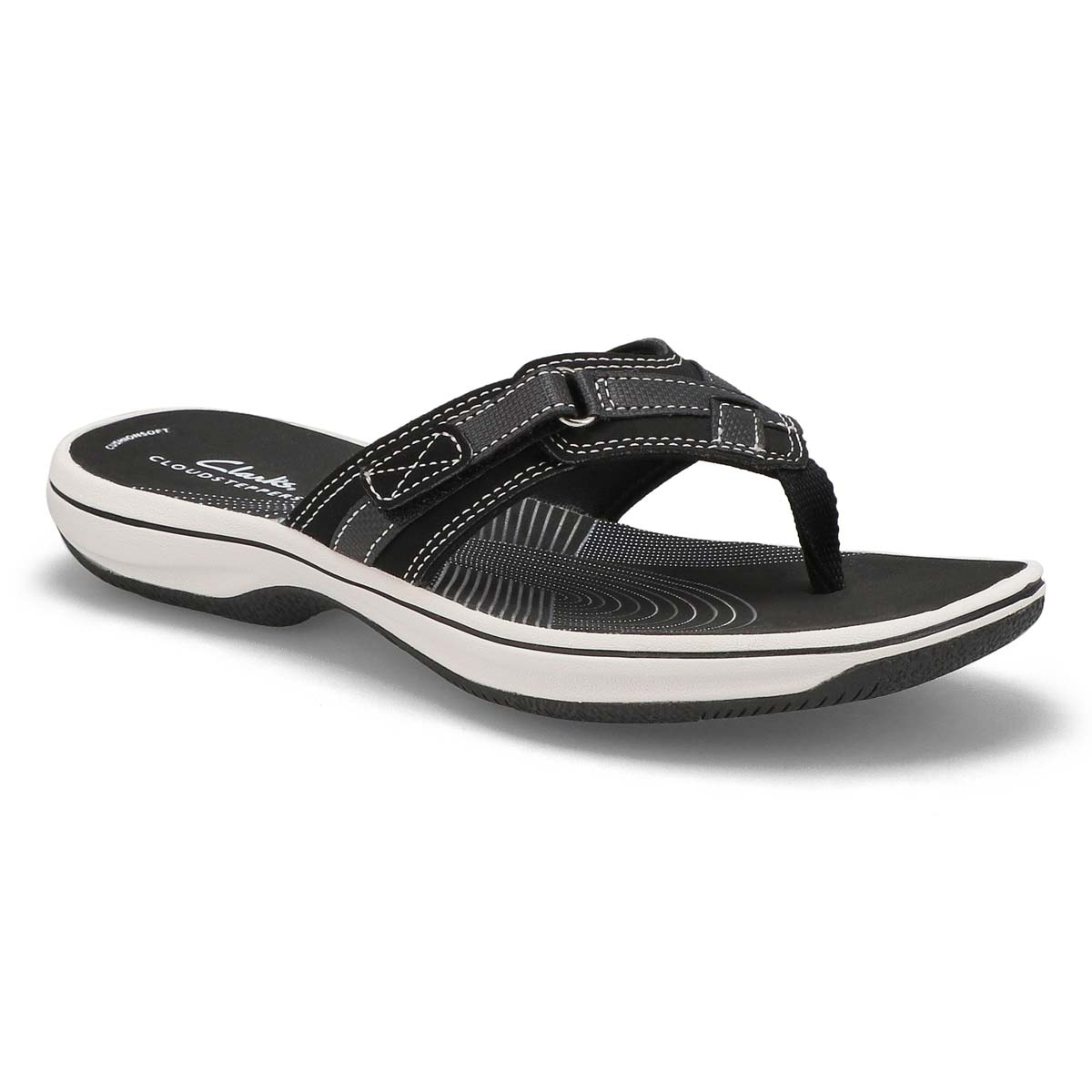clarks gray sandals