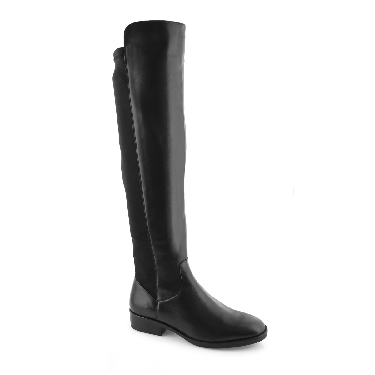 Clarks Women's PURE CADDY black leather tall | SoftMoc.com