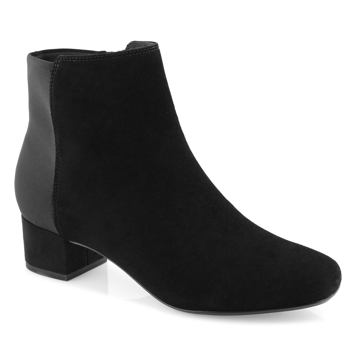 Clarks Women's Chartli Valley Suede Boot - Bl | SoftMoc.com