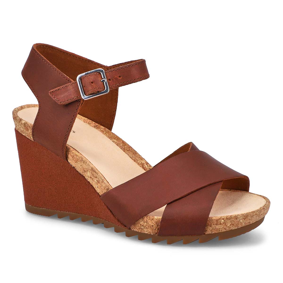 clarks women's lucia sun wedge sandals