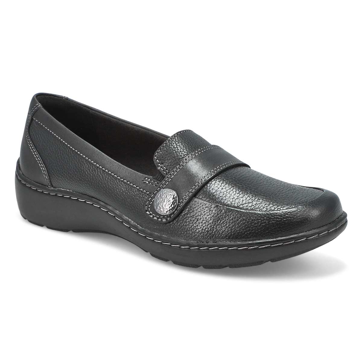 Clarks Women's Cora Daisy Wide Casual Loafer | SoftMoc.com