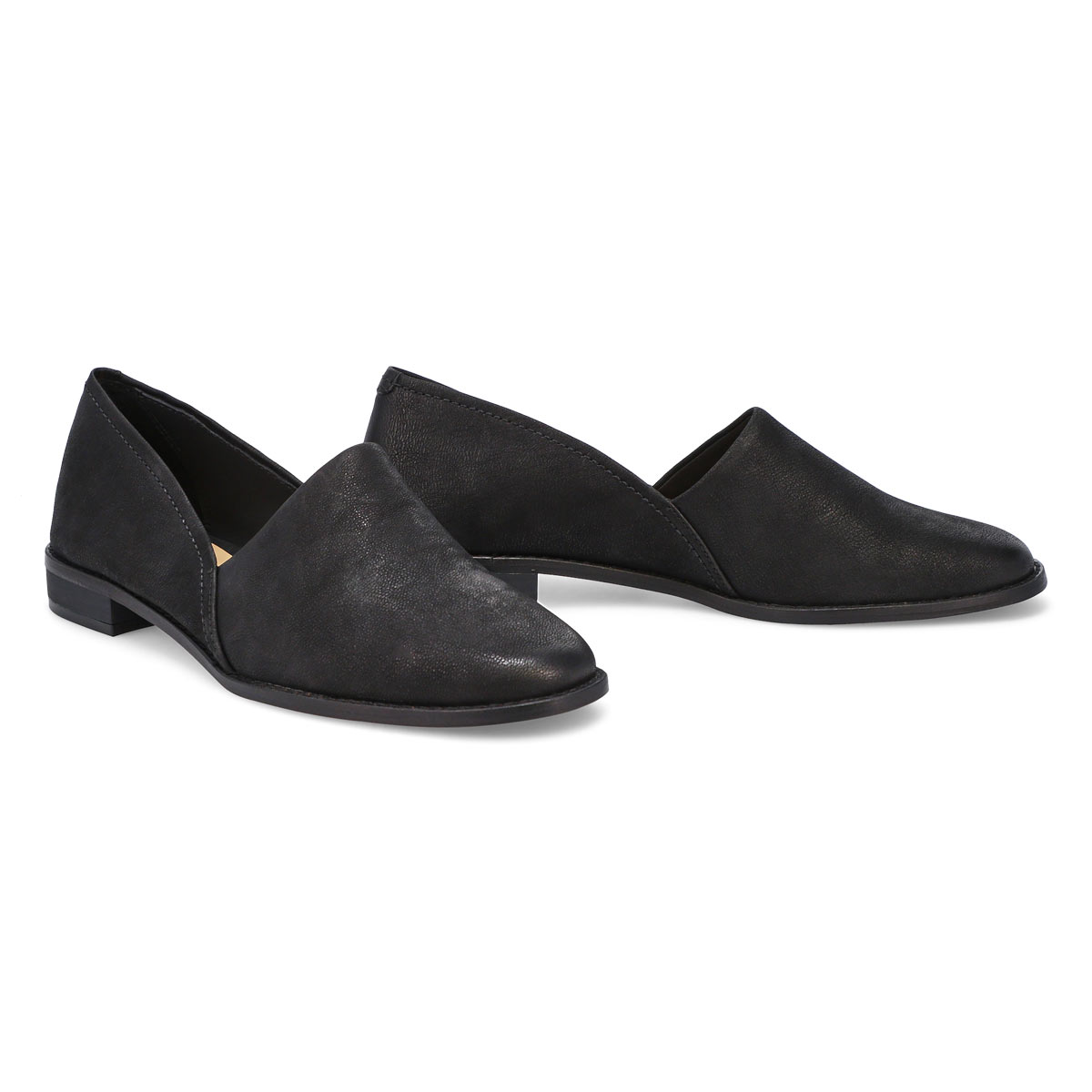 clarks pure easy black leather