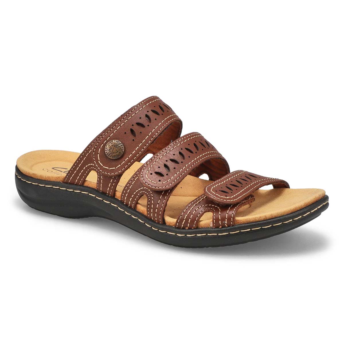 Clarks Women's Laurieann Dee Slide Sandal -Ma | SoftMoc.com