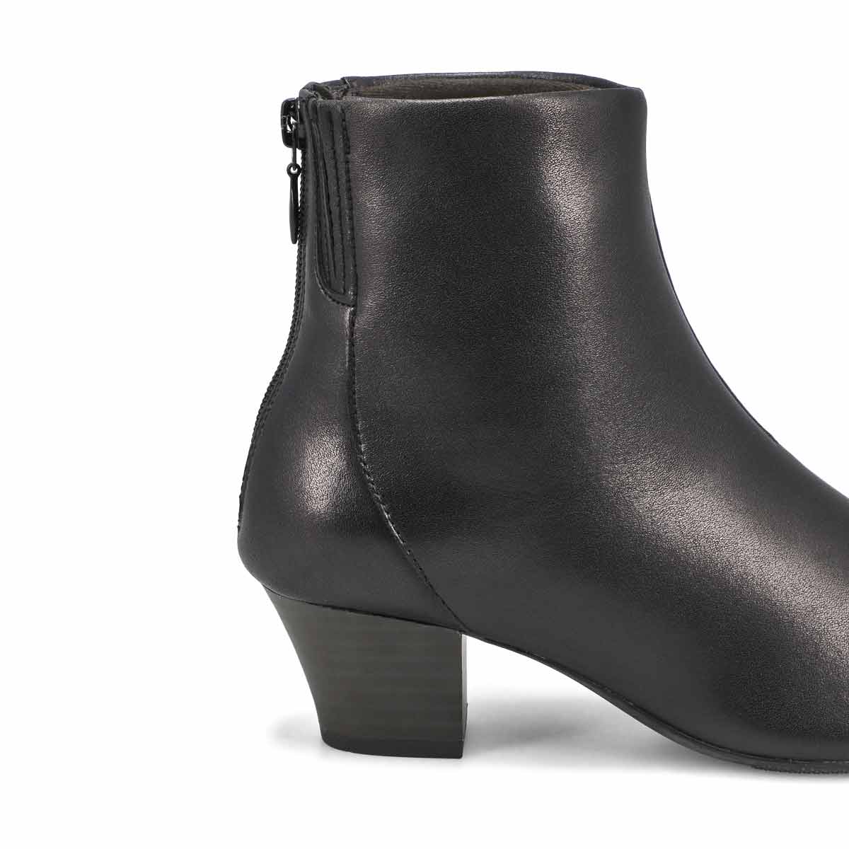 Women's Teresa Leather Ankle Boot - Black