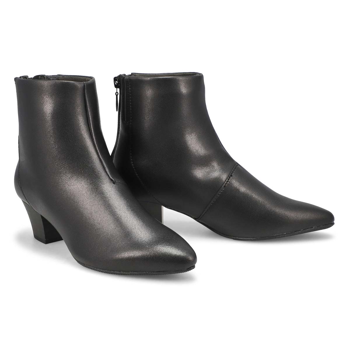 Women's Teresa Leather Ankle Boot - Black