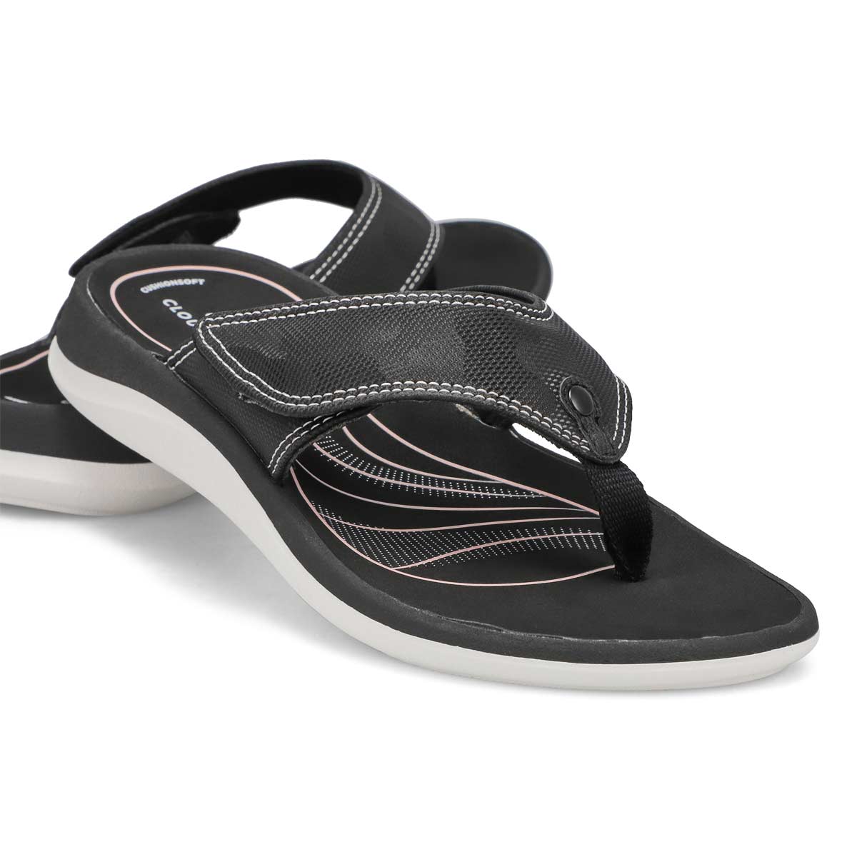 Clarks Women's Glide Post Thong Sandal | SoftMoc.com