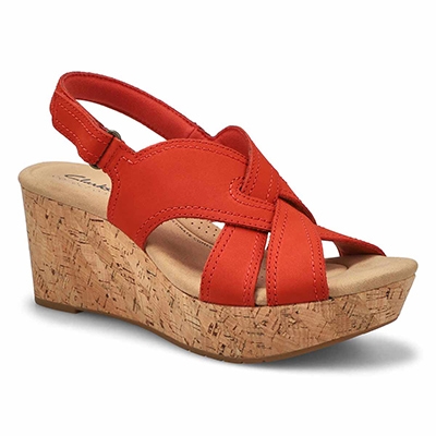 Women's Rose Erin Wedge Sandal - Grenadine