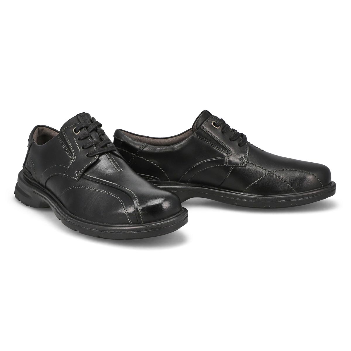 Men's Gessler Lace Up Wide Casual Oxford - Black