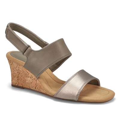 Lds Kyarra Faye Wedge Sandal - Olive