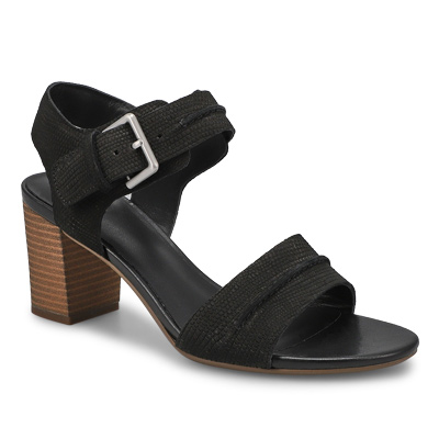 Lds KarseaHi Seam Dress Sandal - Black