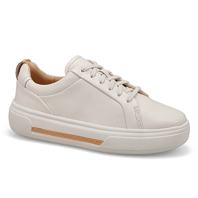 Lds Hollyhock Walk Leather Lace Up Sneaker - Off White