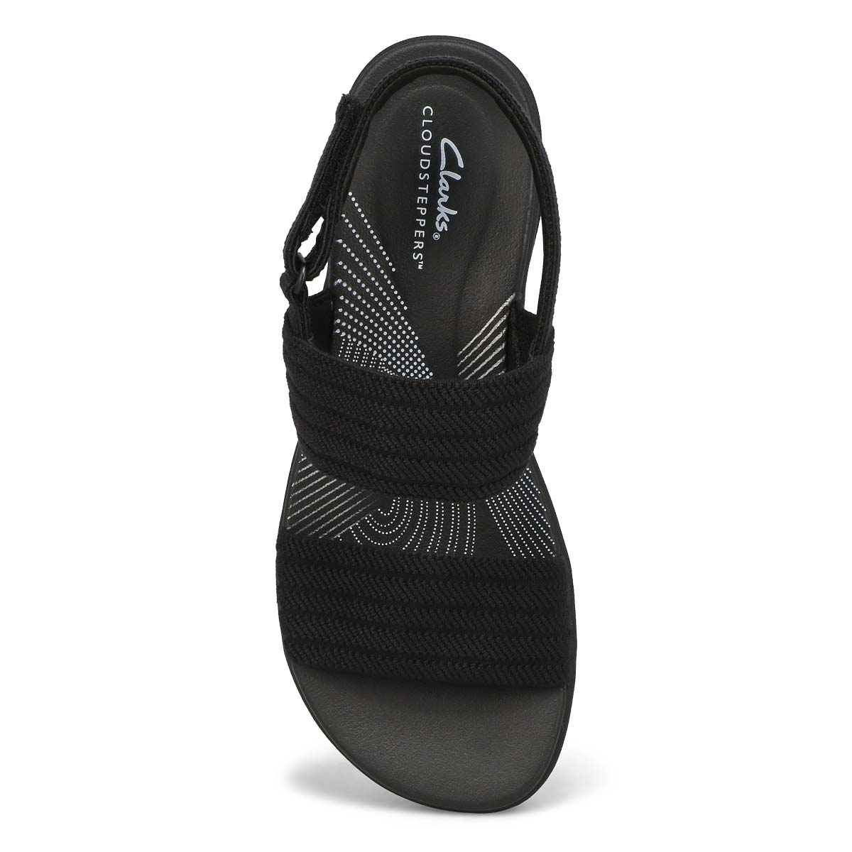 Sandale compensée décontractée ARLA STROLL, noir, femmes