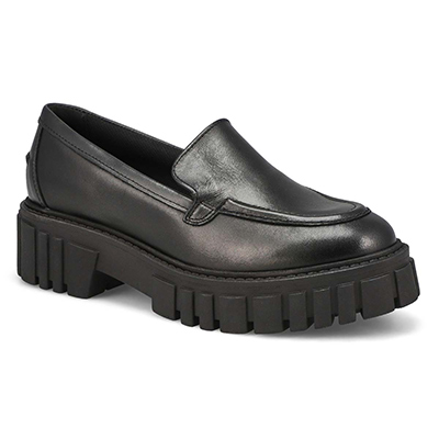 Lds Page Slip On Casual Loafer - Black