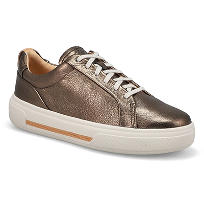 Lds Hollyhock Walk Lace Up Sneaker - Gold Metallic