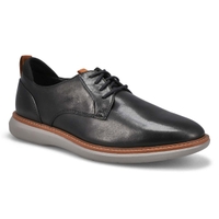 Men's Brantin Plain Wide Lace Up Oxford - Black