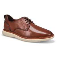 Men's Brantin Plain Wide Lace Up Oxford - Dark Tan