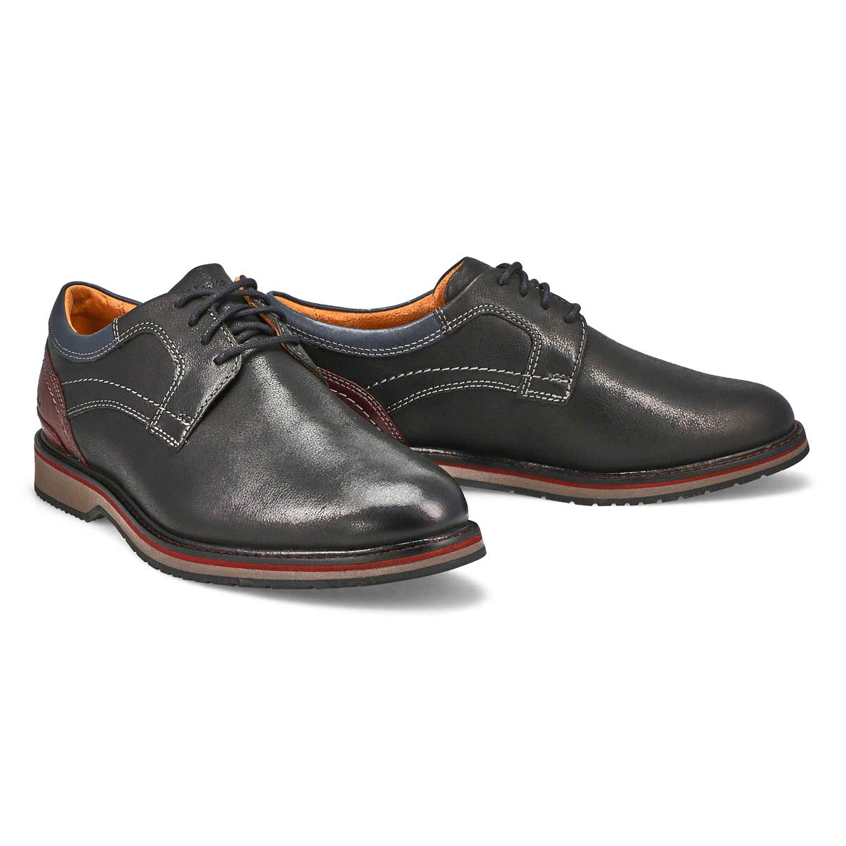 Men's Monahan Plain Wide Oxford Dress Shoe - Black