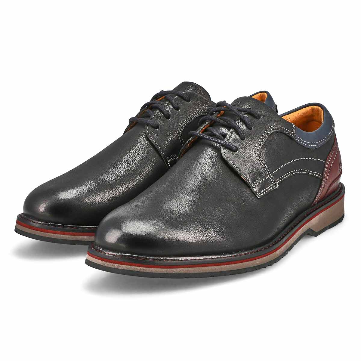 Men's Monahan Plain Wide Oxford Dress Shoe - Black