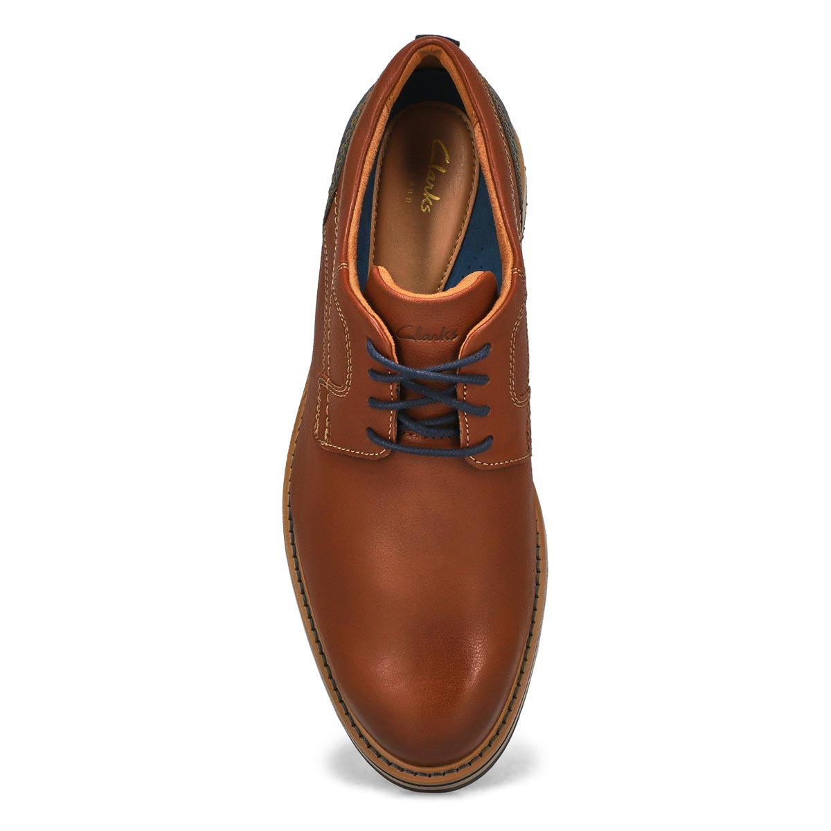 Men's Monahan Plain Wide Oxford Dress Shoe - Tan