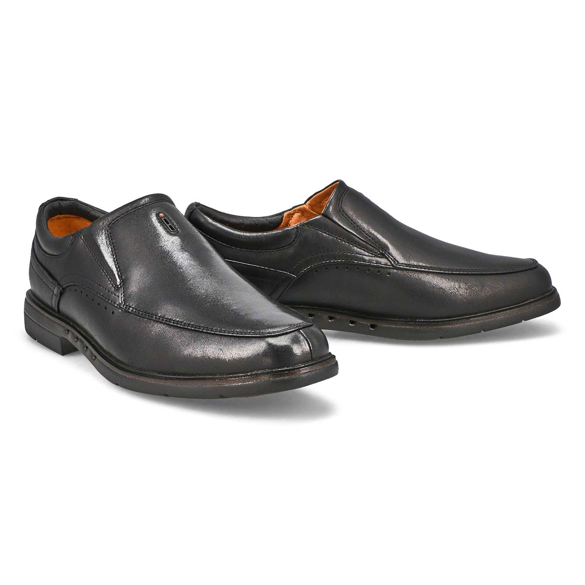 Men's Un Kendrick Go Slip On Wide Dress Shoe - Black