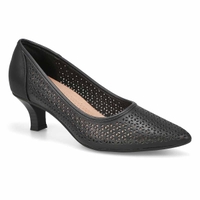 Women's  Kepley Sky Leather Dress Heel - Black