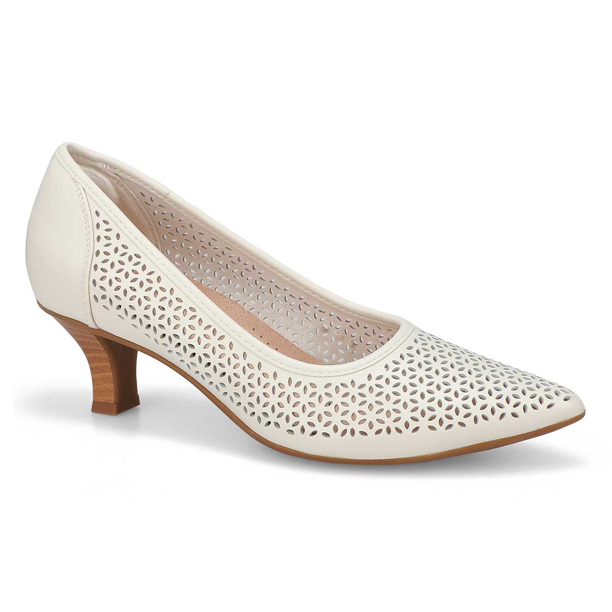 Women's Kepley Sky Leather Dress Heel - Off White