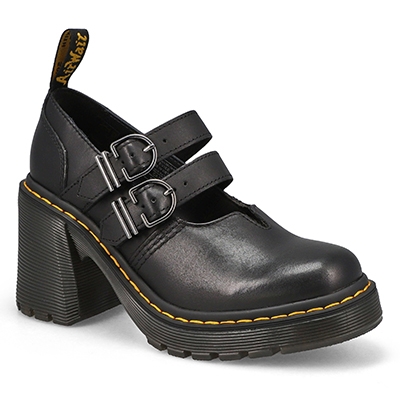 Lds Eviee Platform Mary Jane Loafer - Black