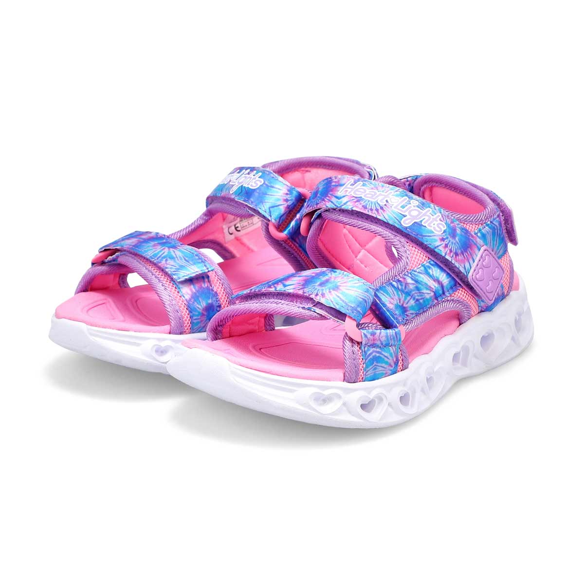 Skechers Girls' Heart Lights Sandal - Lavende | SoftMoc.com