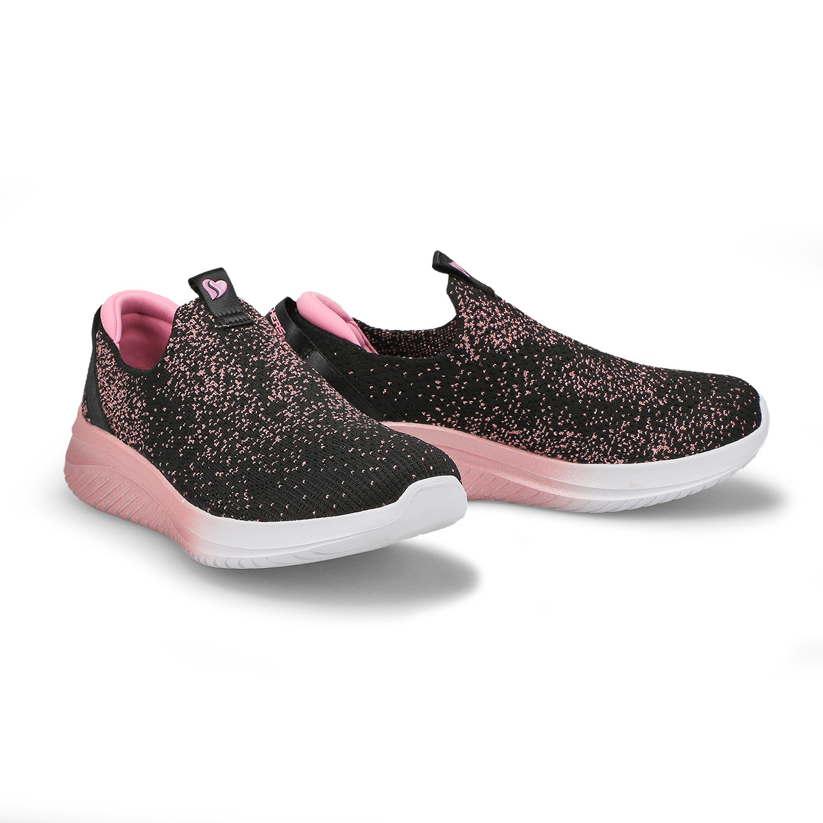 Girls' Ultra Flex 3.0 All Things Sparkle Sneaker - Black/Multi