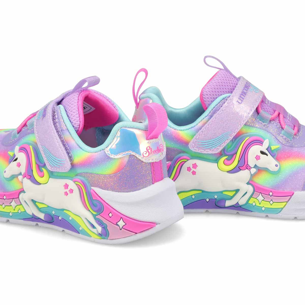 Infants' G Unicorn Chaser Light Up Sneaker - Lavender/Multi