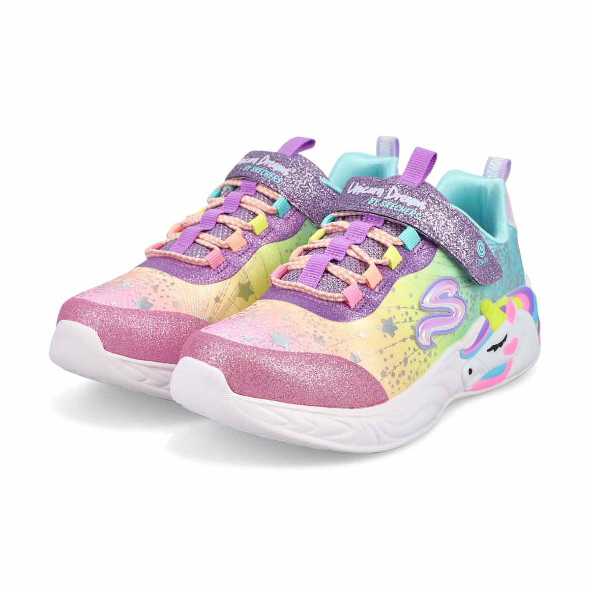 Skechers Girls' Unicorn Dreams Sneaker - Purp | SoftMoc.com
