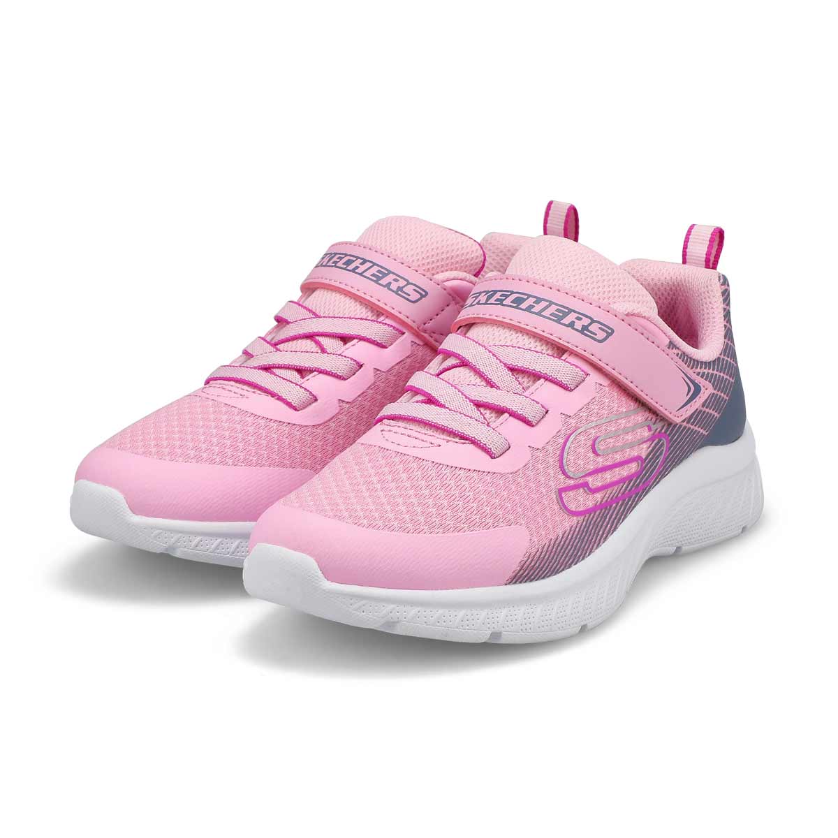 Girls'  Microspec Plus Sneaker - Pink/Grey